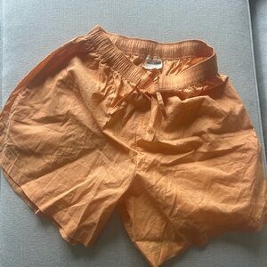 Zulu & Zephyr Orange Cotton Shorts